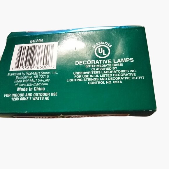 Four C9 Replacement Bulbs 7 Watts 120V Indoor Outdoor Lot 2 - Picture 3 of 6